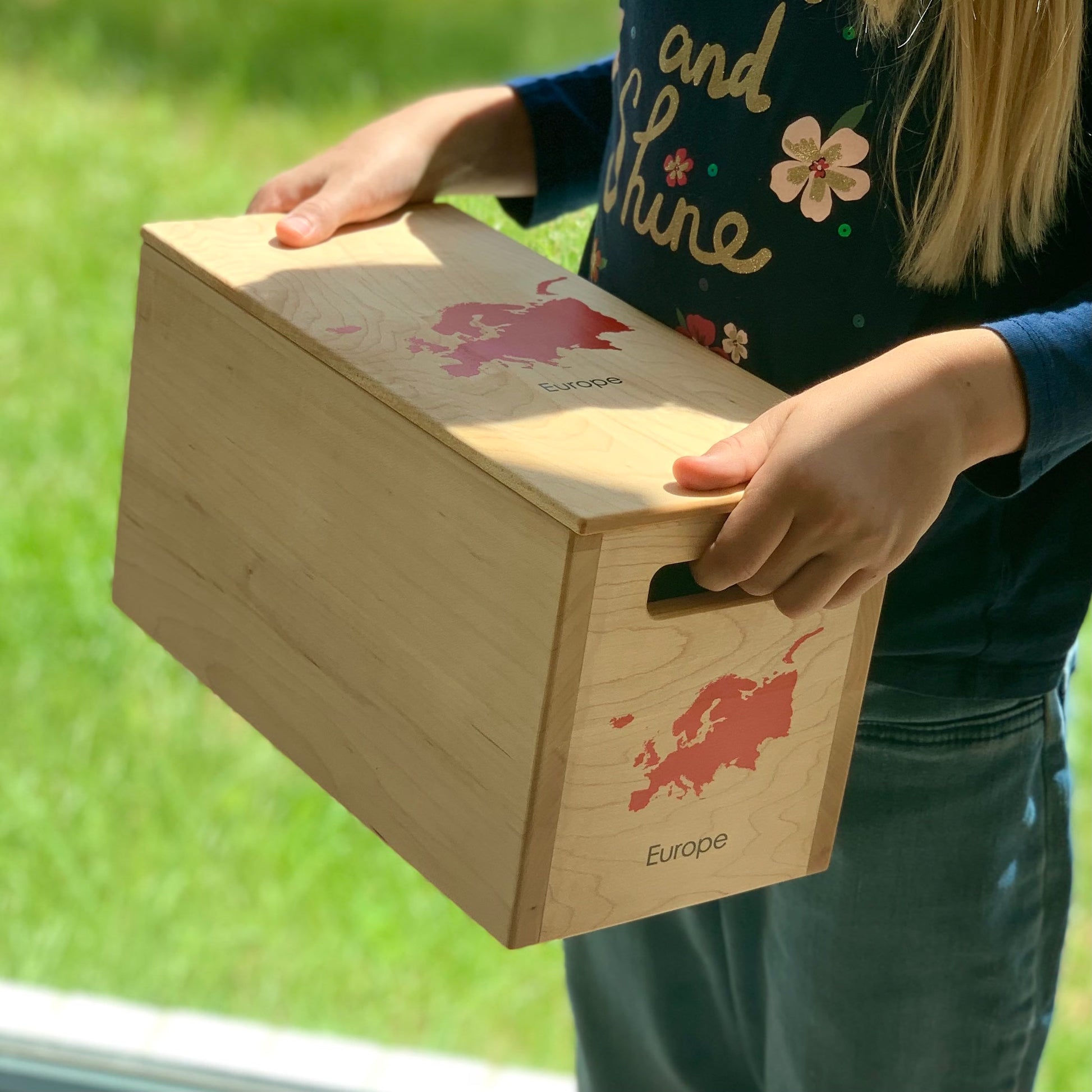 SET of 7 Montessori Continent Boxes